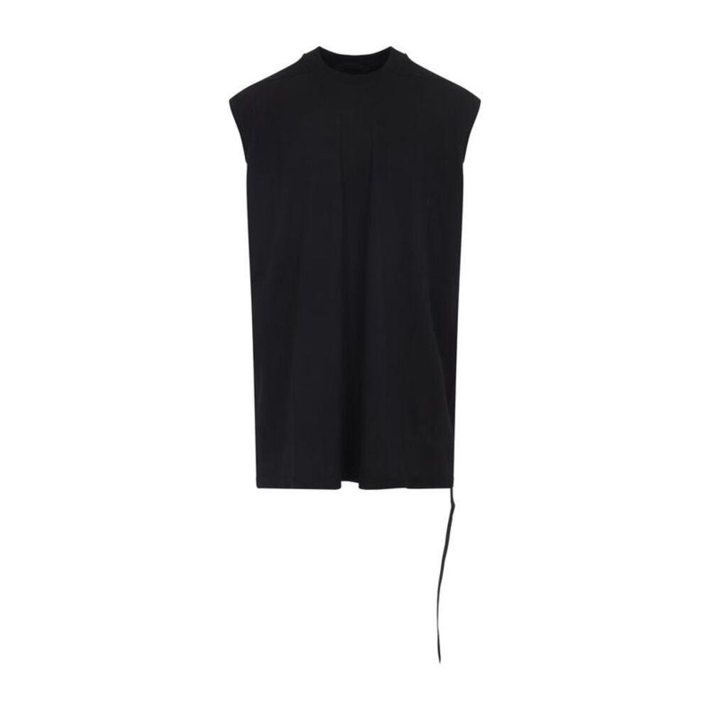 DRKSHDW Men's Sleeveless T-Shirt with Drawstring Detail Men BLACK T-Shirts